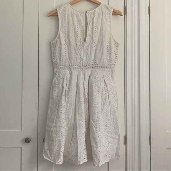 RW&CO White Broderie Anglaise/ Eyelet Lace Dress - Picture 6 of 12